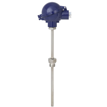 Threaded RTD sensor model TR10-C with fabricated thermowell